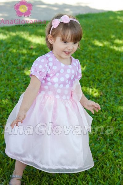 Vestido Infantil Gatinha Marie Luxo