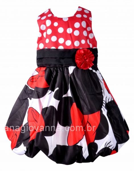 Vestido de Aniversrio da Minnie