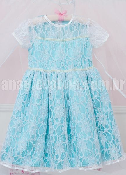 Vestido Elsa Frozen