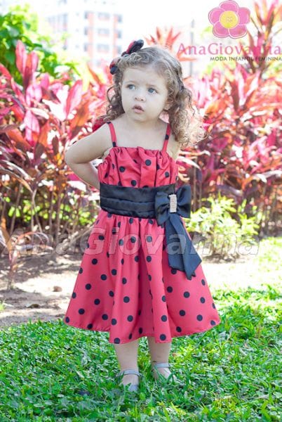 Vestido Infantil da Joaninha