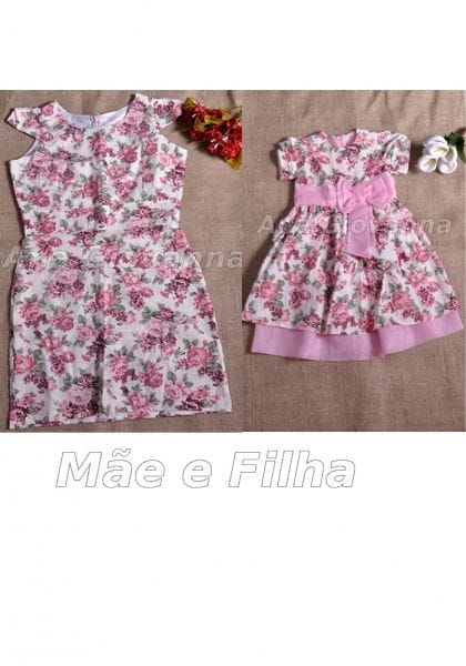 Vestidos Floral Tal Me Tal Filha