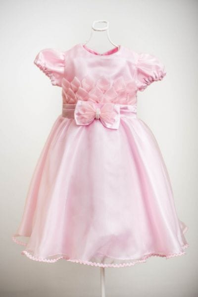 Vestido de princesa infantil para aniversrio rosa