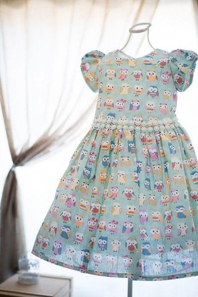 Vestido Infantil Corujinhas