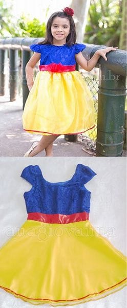 Vestidos Me e Filha da Branca de Neve