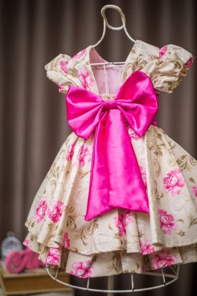 Vestido Infantil de Festa Baby Floral