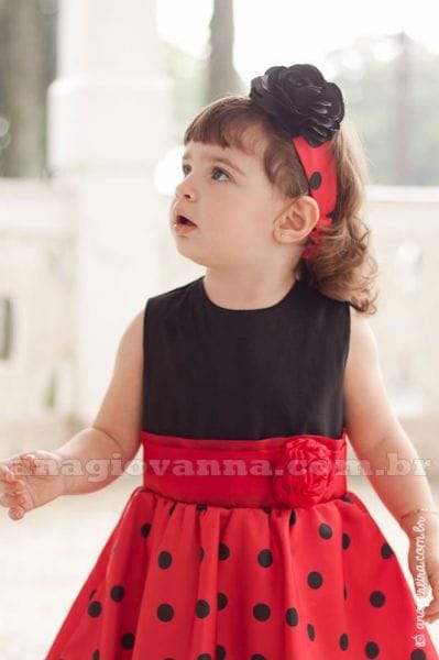 Vestido Minnie Vermelho