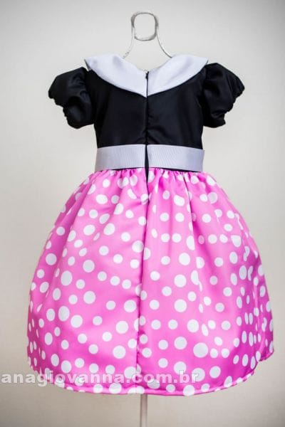 Vestido para Festa da Minnie Rosa