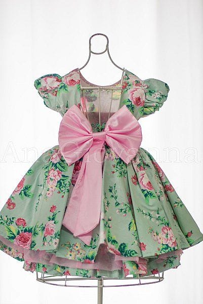 Vestido Floral de Festa Infantil