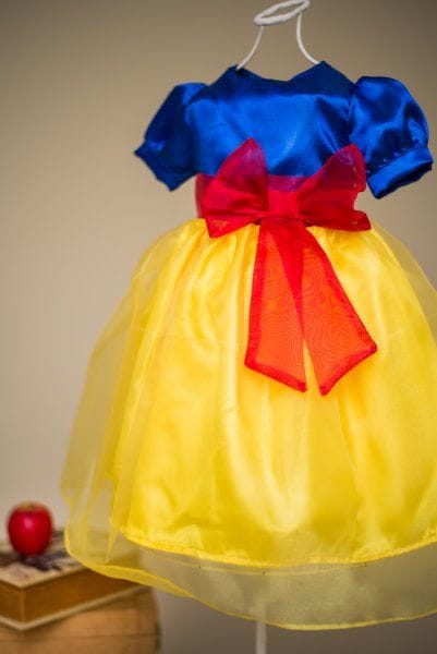 Vestido de festa Branca de Neve infantil