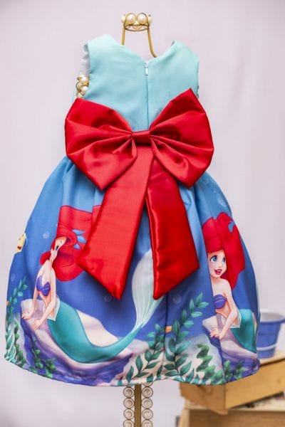 Vestido Infantil Ariel