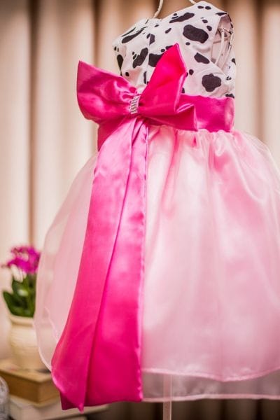 Vestido Infantil Fazendinha Pink Luxo