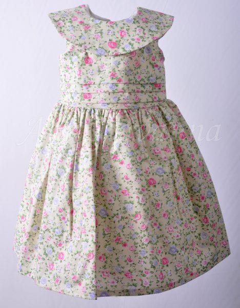 Vestido Floral Verde Infantil