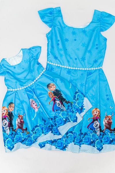 Vestidos Tal Me Tal Filha Frozen