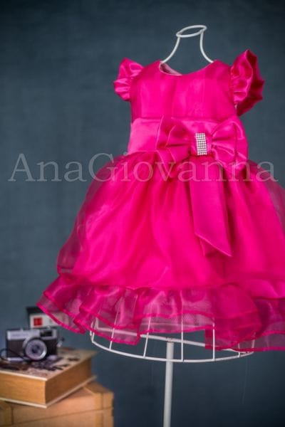 Vestido Infantil de festa Pink