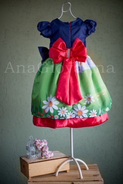 Vestido Infantil Show da Luna