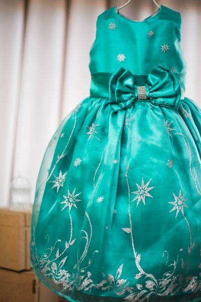 Vestido Festa Infantil Frozen Fever