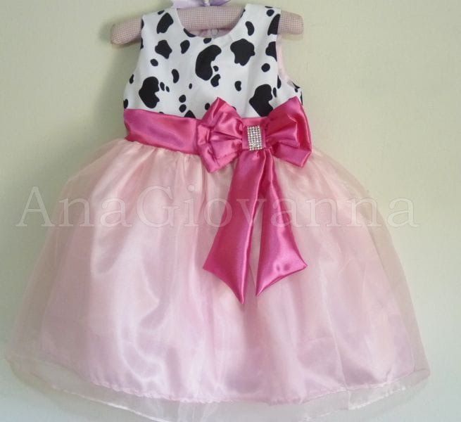 Vestido Infantil Fazendinha