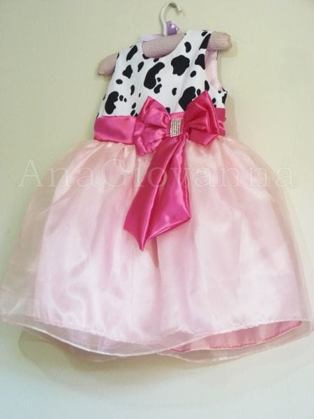 Vestido Infantil Fazendinha