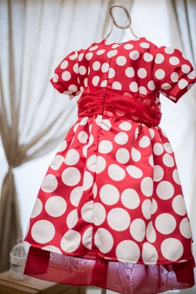 Vestido para Festa Minnie vermelha infantil