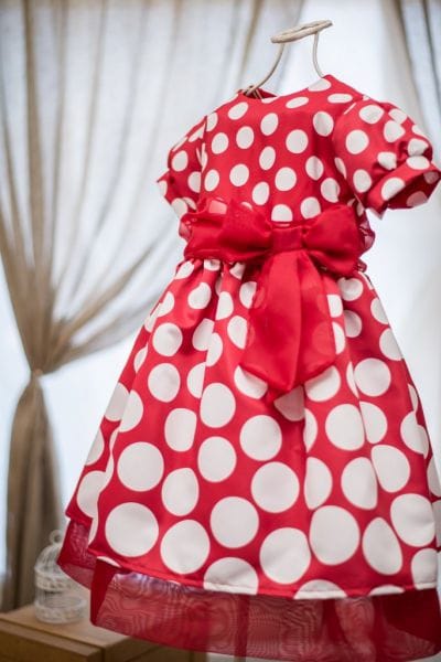 Vestido para Festa Minnie vermelha infantil