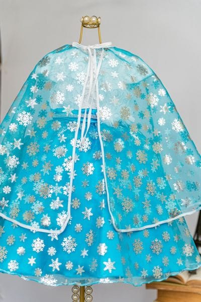 Vestido da Elsa com Capa