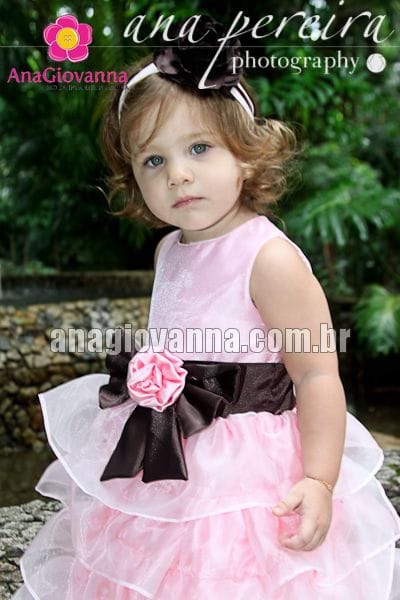 Vestido Princesa Infantil de Organza