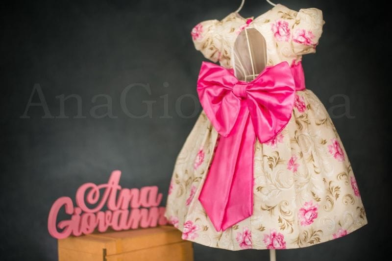 Vestido longo infantil para festa