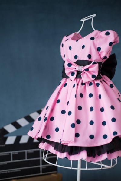 Vestido temtico Minnie rosa