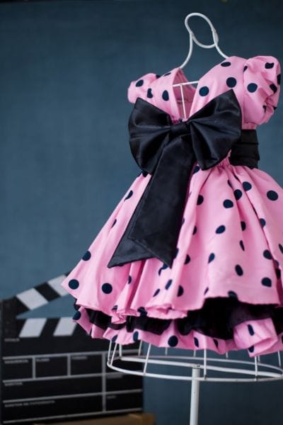 Vestido temtico Minnie rosa