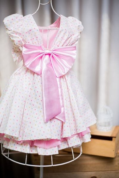 Vestido infantil para festa de aniversrio