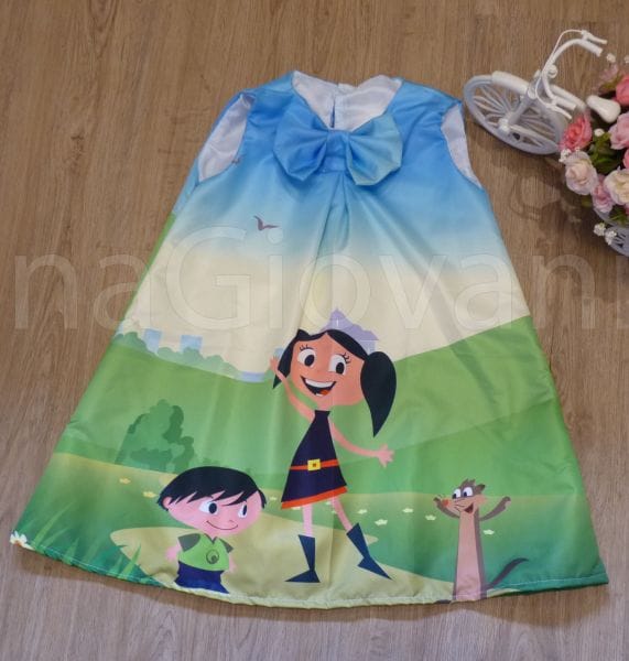 Vestido Infantil da Luna