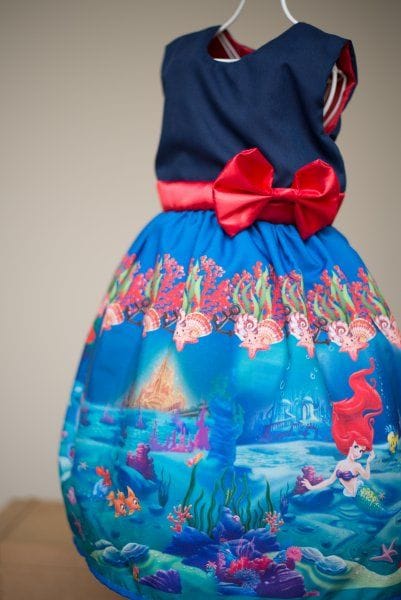 Vestido Infantil da Ariel