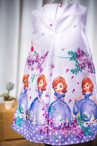 Vestido da Princesa Sofia Infantil