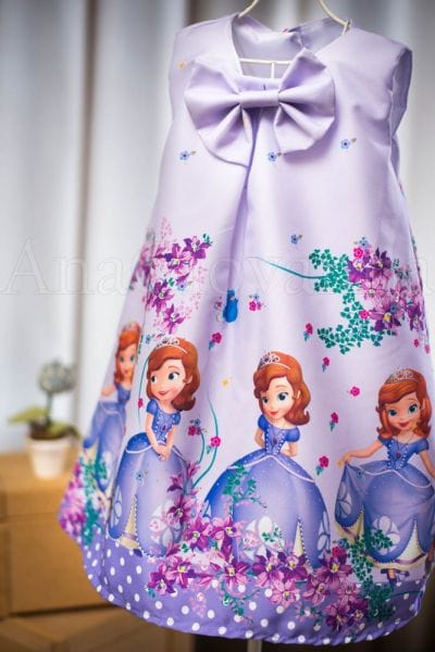 Vestido da Princesa Sofia Infantil