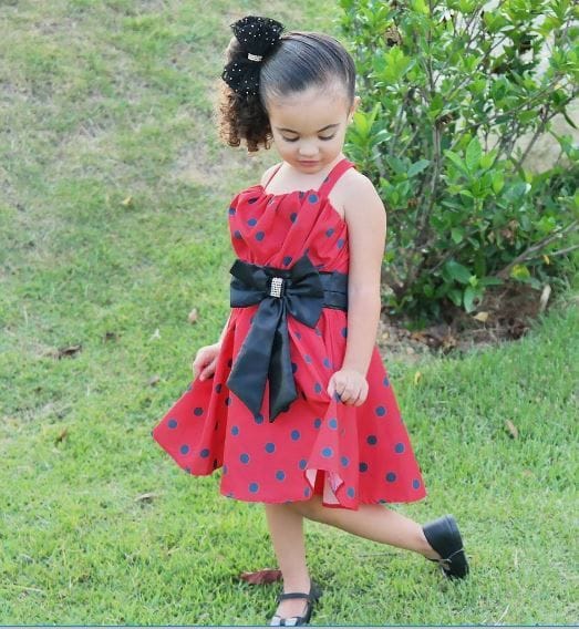 Vestido de festa infantil Miraculous Ladybug