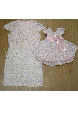 Vestidos Me e Filha Passarinhos