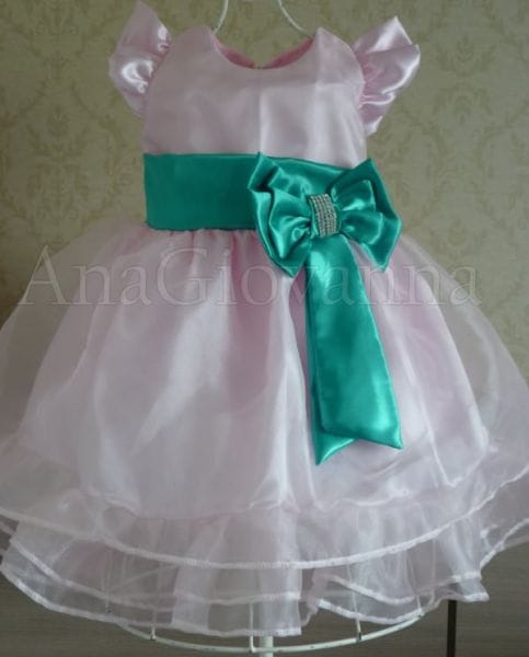 Vestido da Moranguinha Baby para Festa Infantil