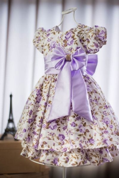 Vestido Infantil Florido Lils