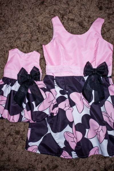 Vestidos Tal Me Tal Filha Minnie Rosa