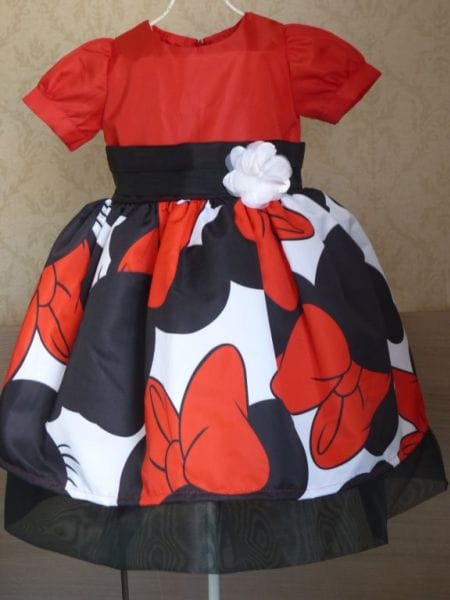 Vestido da Minnie para aniversrio