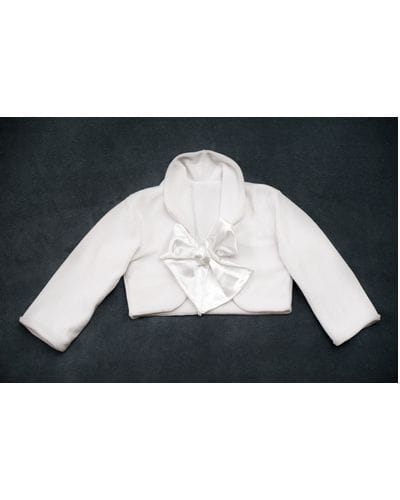 Bolero Branco Infantil Feminino