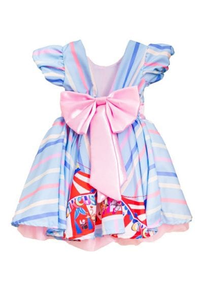 Vestido Infantil Circo Rosa