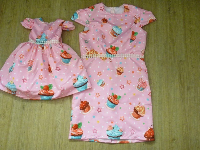 Vestidos Me e Filha Cupcake