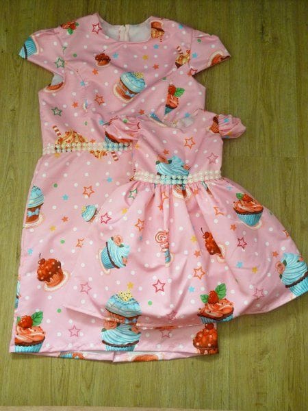 Vestidos Me e Filha Cupcake