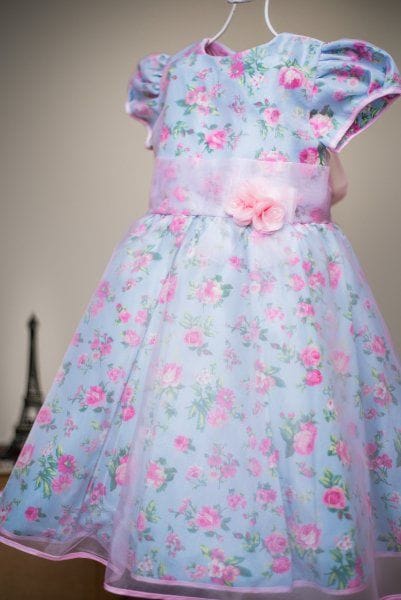 Vestido Infantil de Festa Princesa Floral