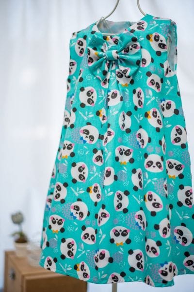 Vestido Infantil Panda