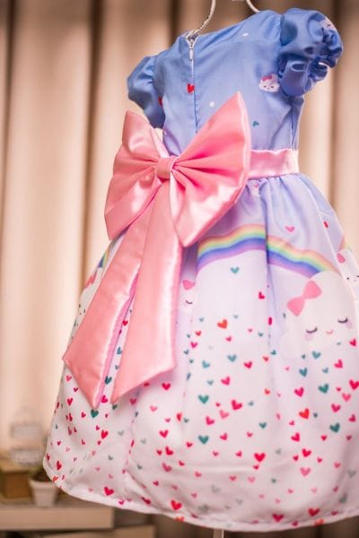 Vestido Infantil Chuva de Amor