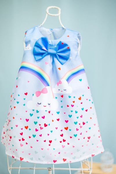 Vestido Chuva de Amor Infantil