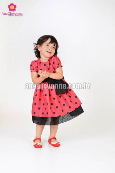 Vestido Infantil Joaninha