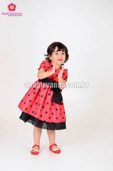 Vestido Infantil Joaninha